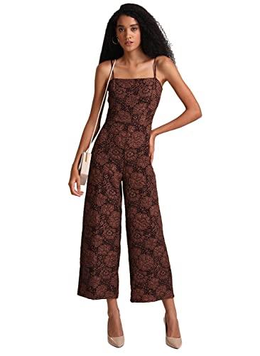 kazo tonal jacquard jumpsuit