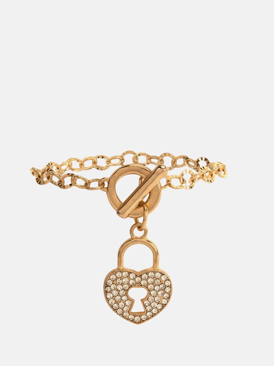 kazo women gold-toned link bracelet