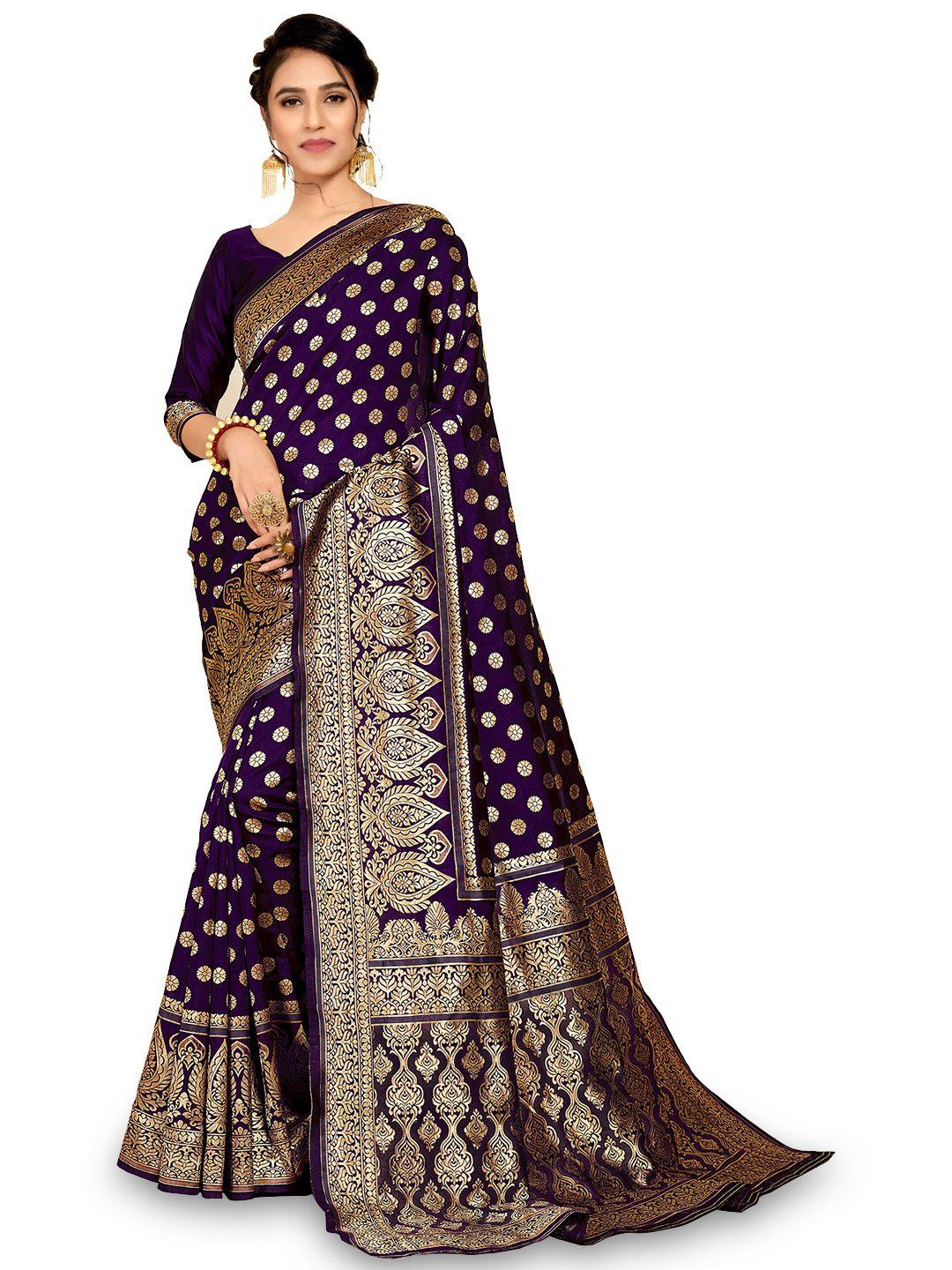 kedar fab ethnic motifs woven design zari saree