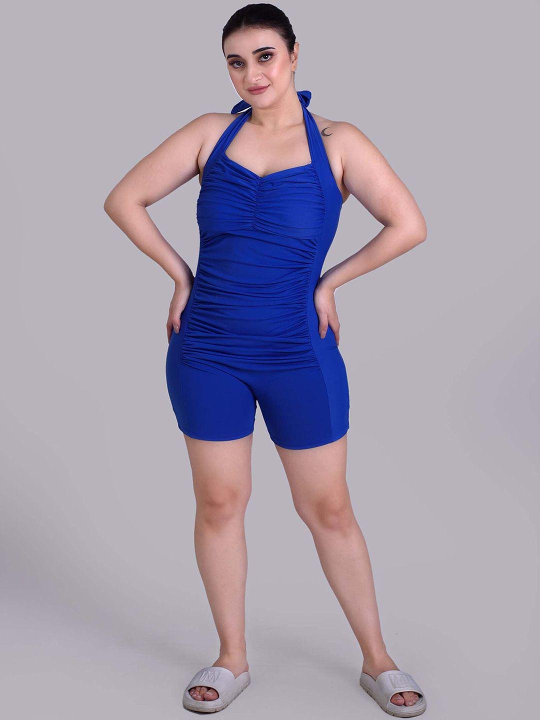 keepfit halter neck sleeveless leg suit