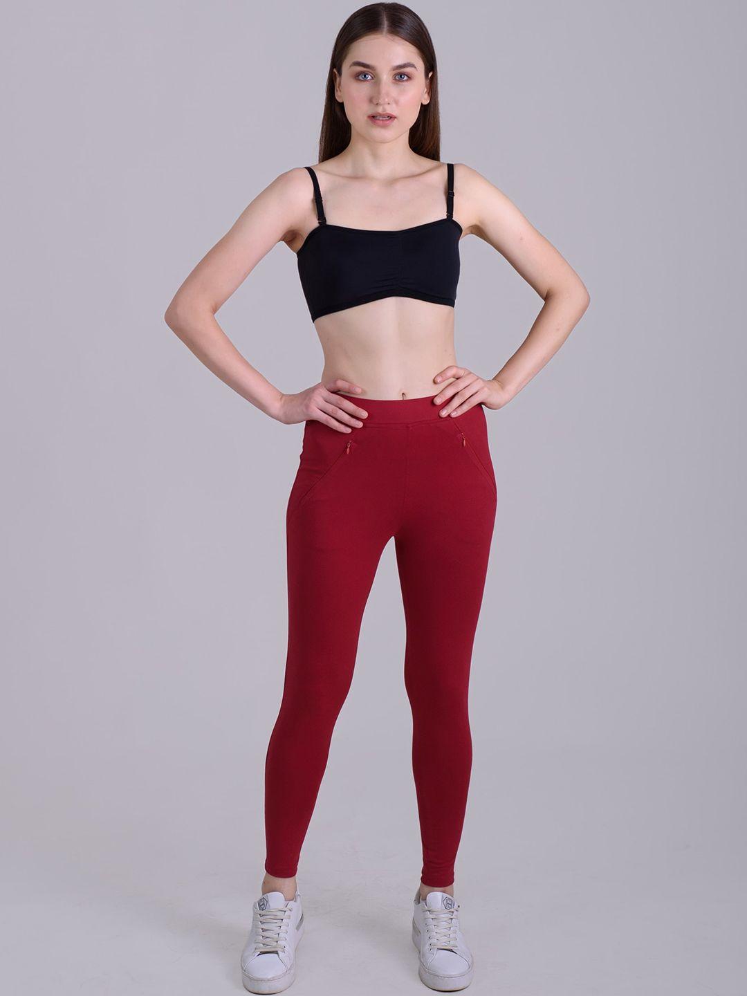 keepfit slim fit anti-pilling ankle length tights