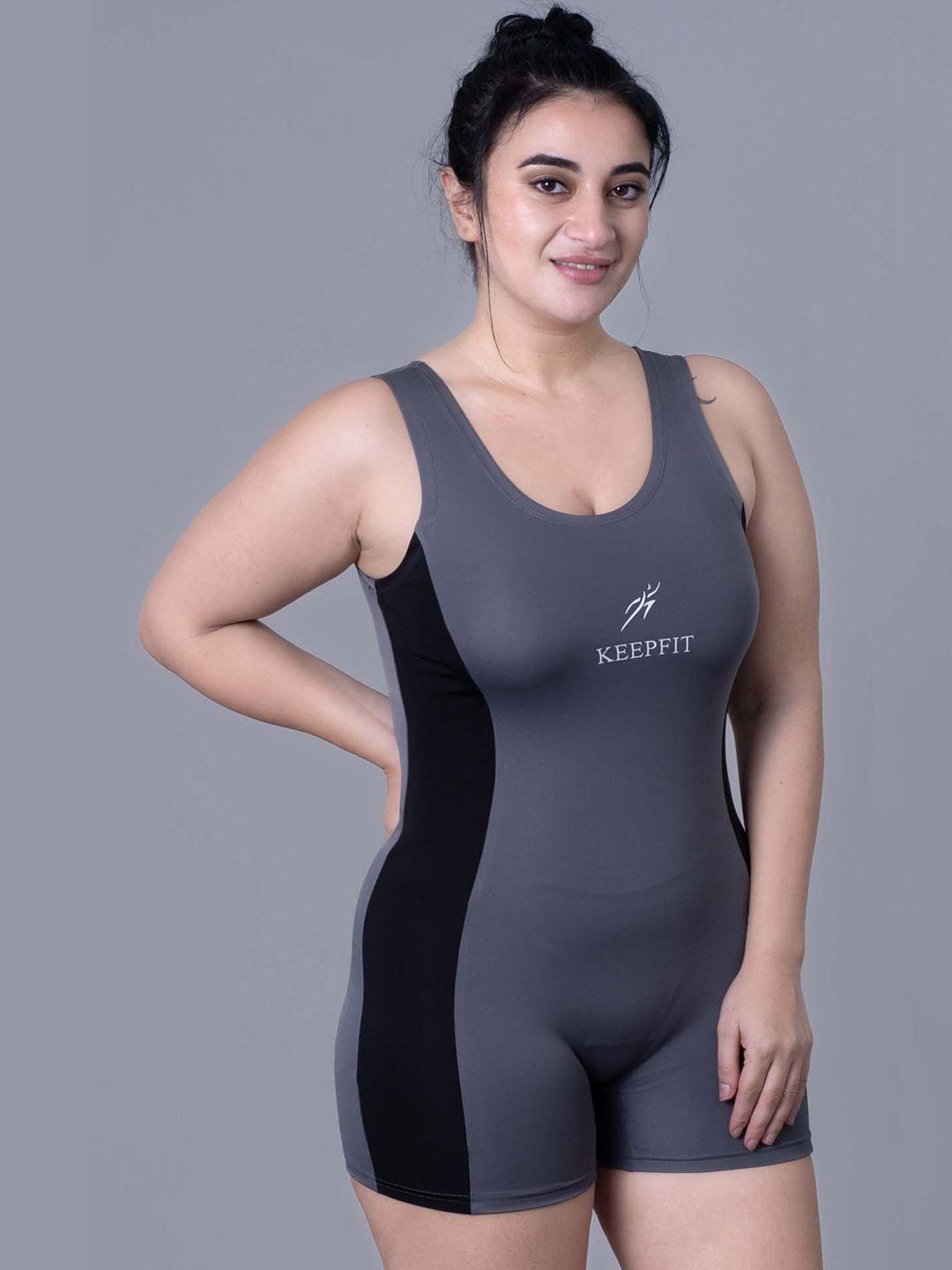 keepfit women printed plus size legsuit