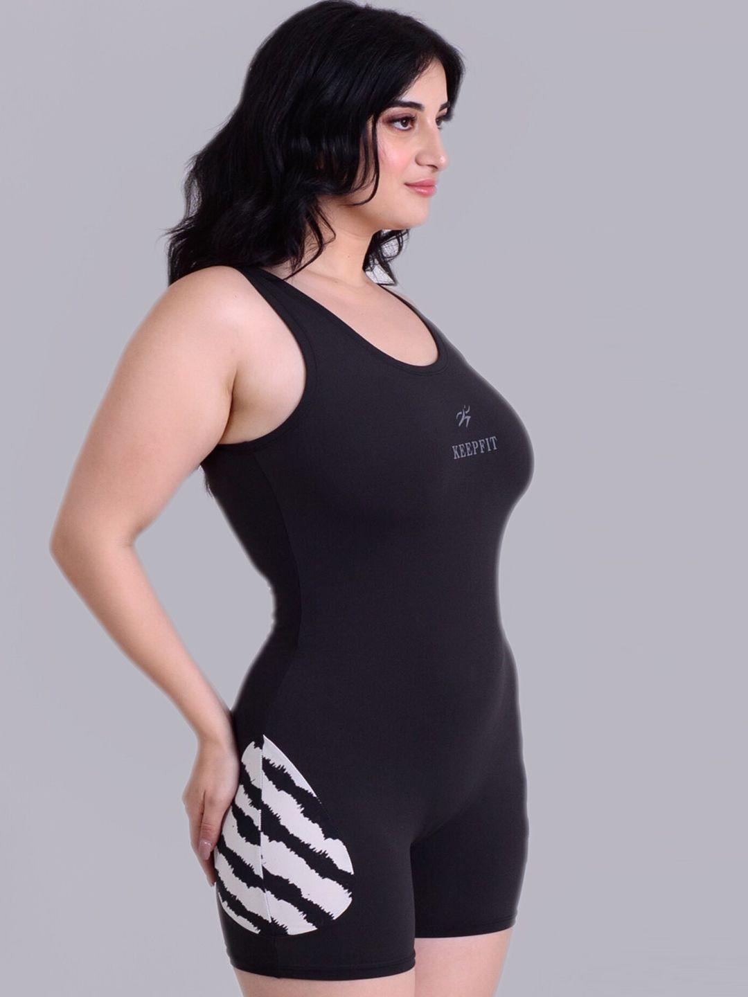 keepfit women side printed details legsuit