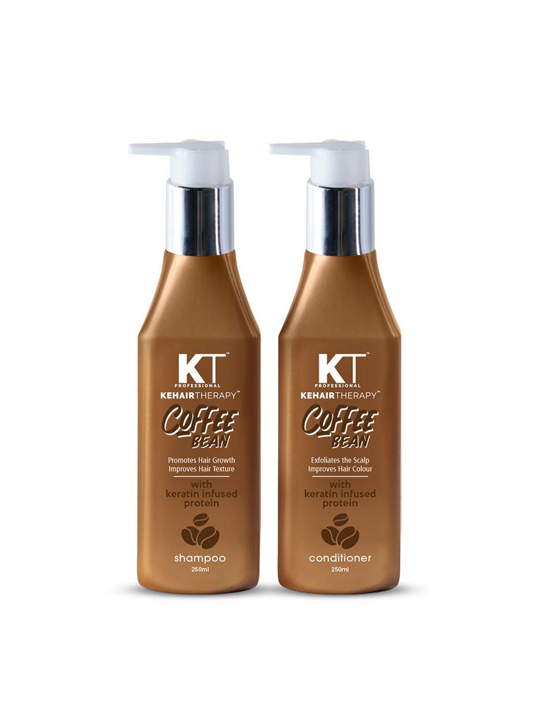 kehairtherapy kt professional coffee bean shampoo & conditioner 500 ml