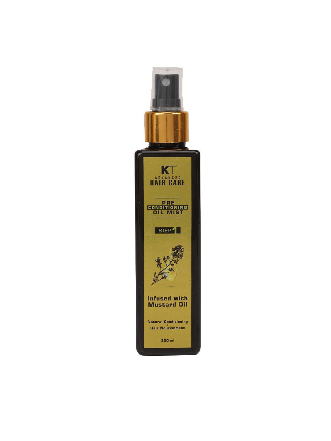 kehairtherapy advance hair care pre conditioning oil mist spray with mustard oil - 200 ml