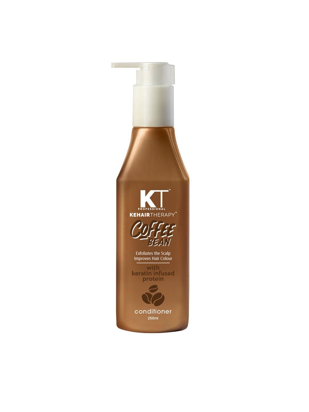 kehairtherapy kt professional coffee bean with keratin infused protein conditioner 250 ml