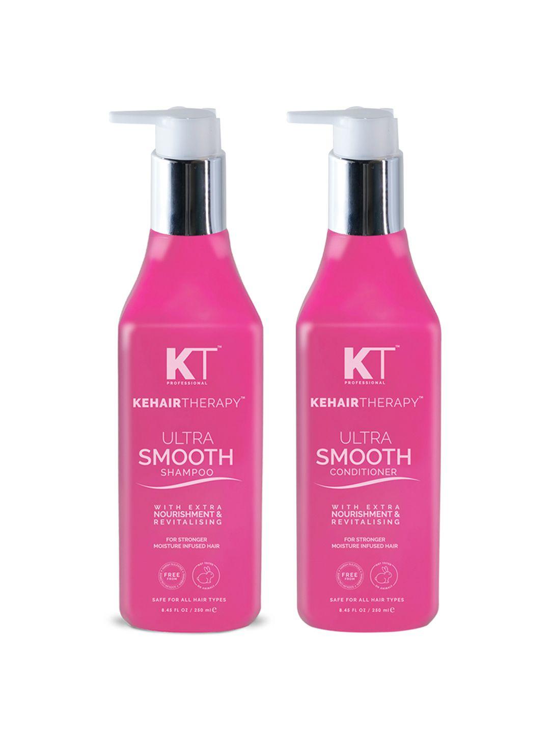 kehairtherapy pack of 2 ultra smooth shampoo and conditioner