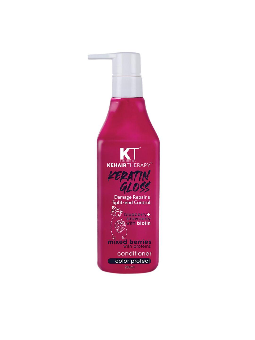 kehairtherapy professional keratin gloss damage repair & split end control conditioner