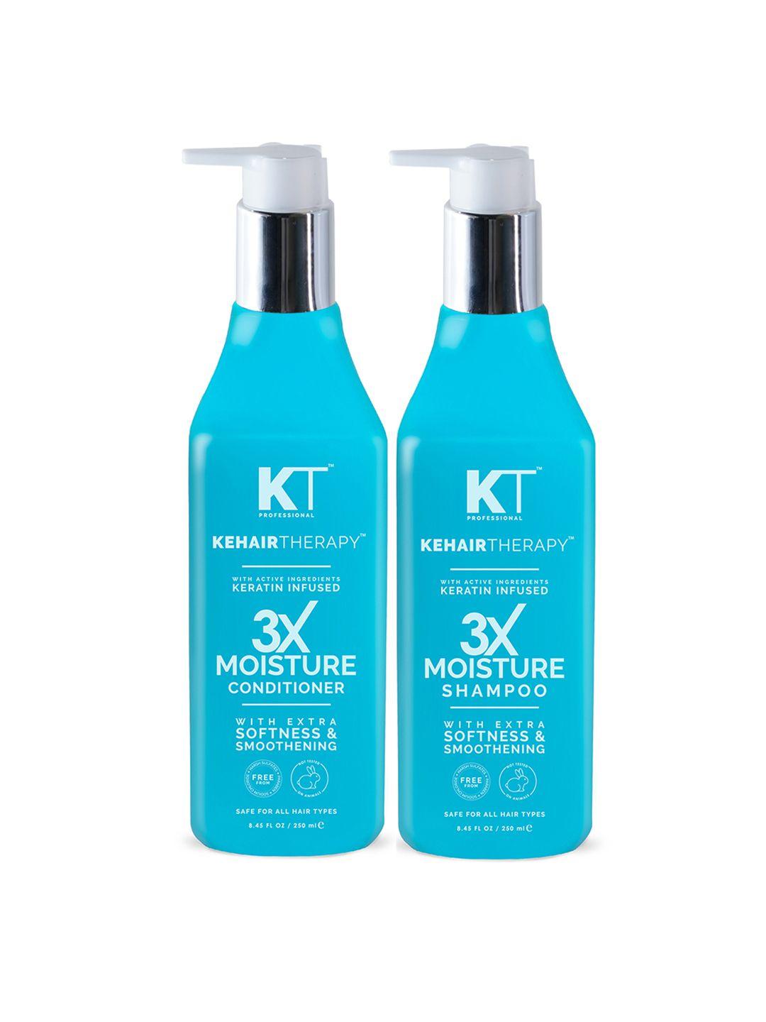 kehairtherapy set of 2 3x moisture shampoo & conditioner to increase moisture level-500ml