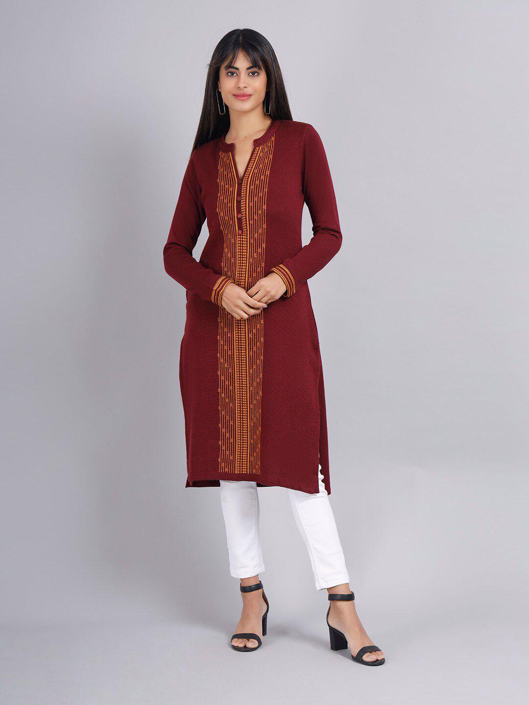 keiko ethnic motifs jacquard kurta