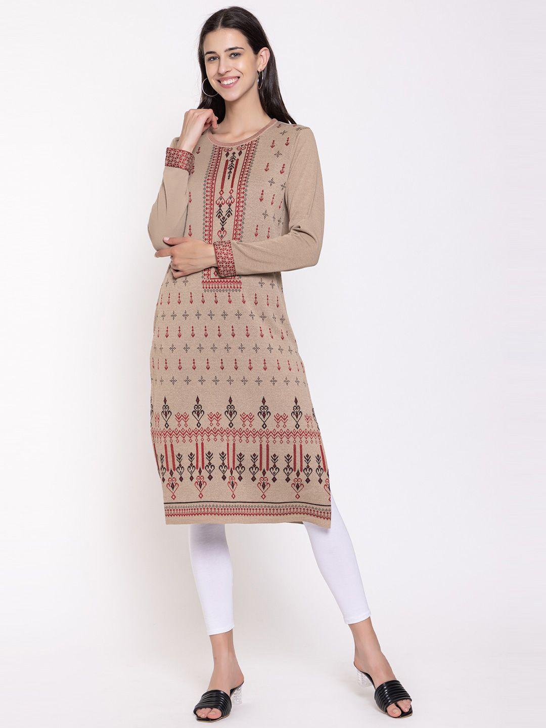 keiko ethnic motifs woven design kurta