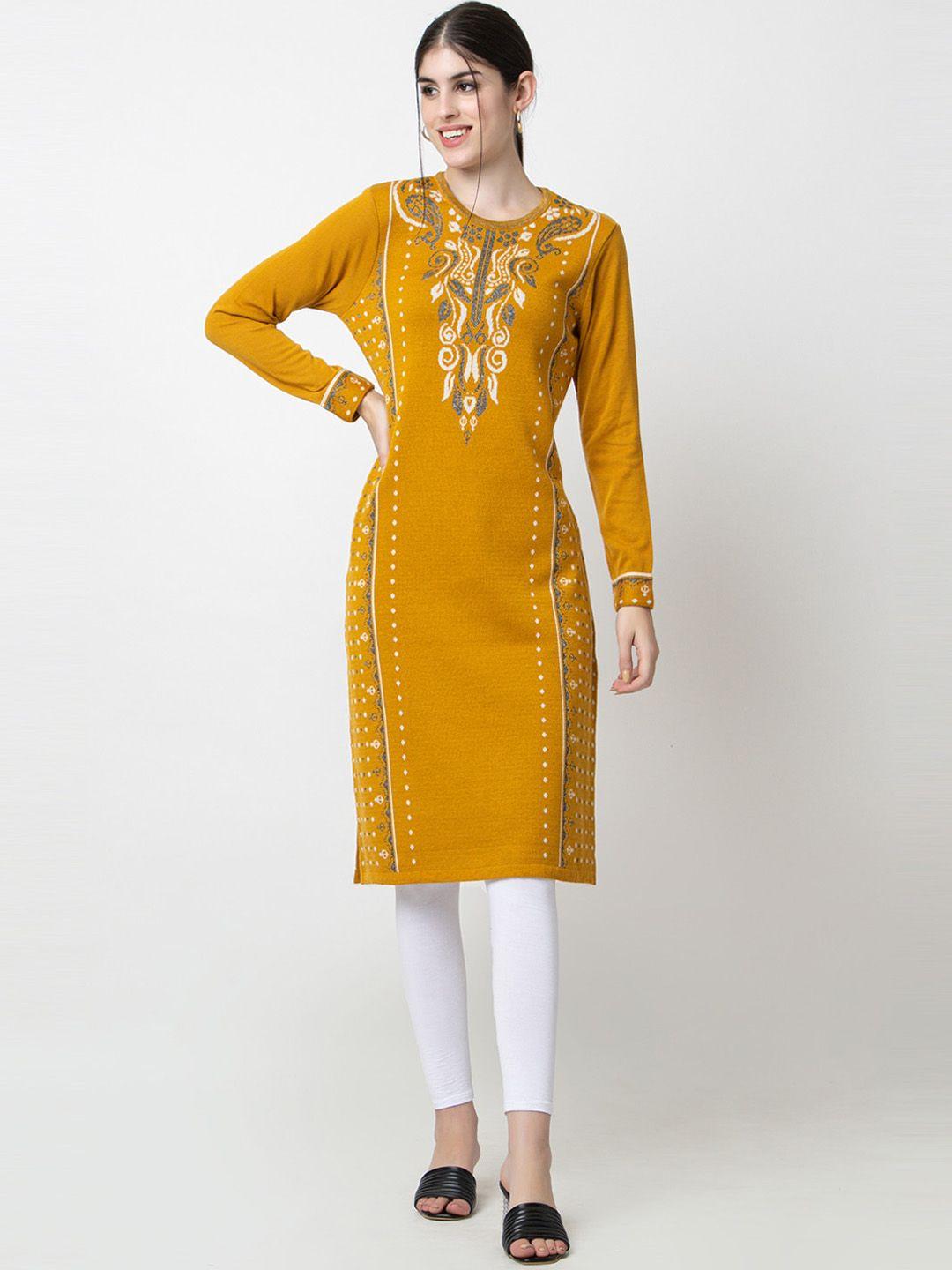 keiko ethnic motifs woven design kurta