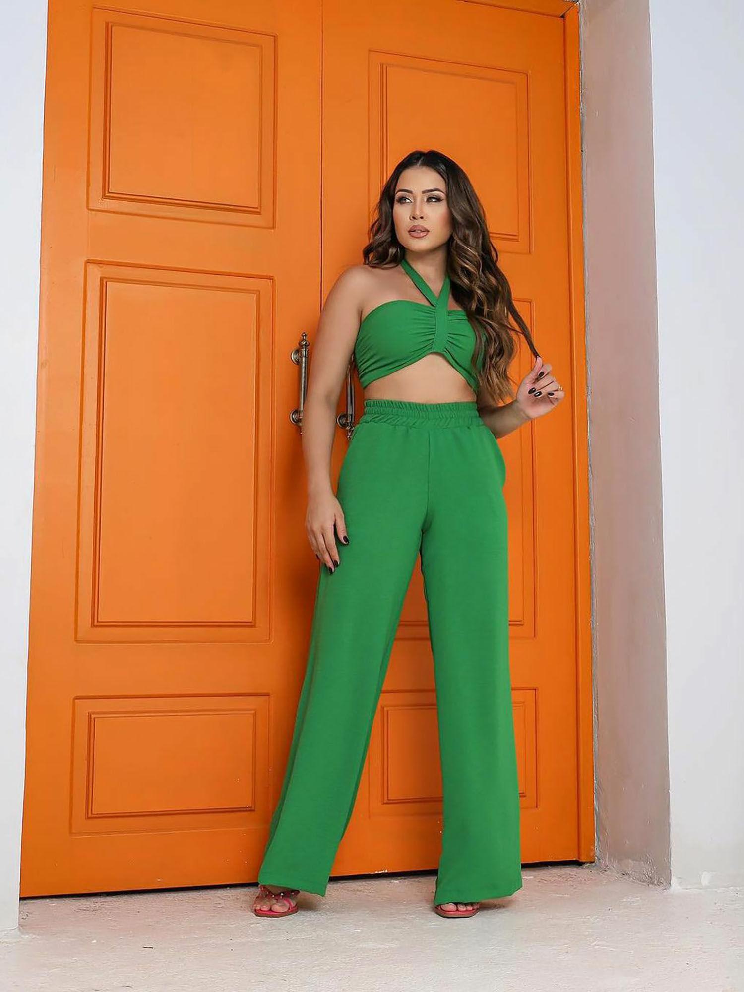 kelly green co-ord (set of 2)