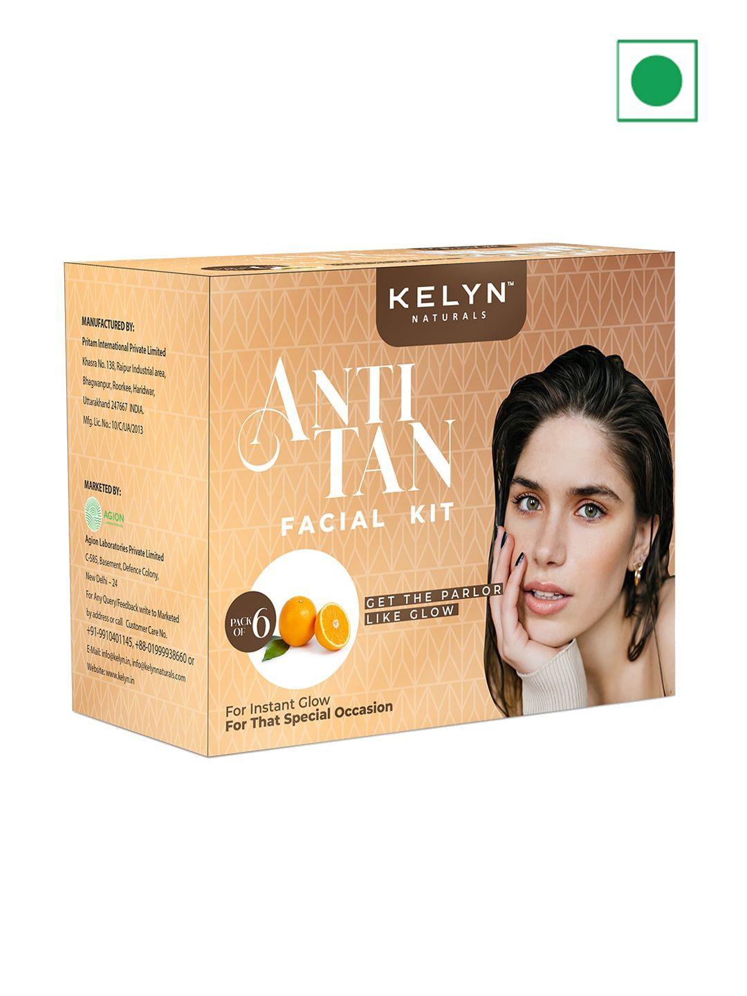 kelyn anti tan glow facial kit for instant glow - 10g each