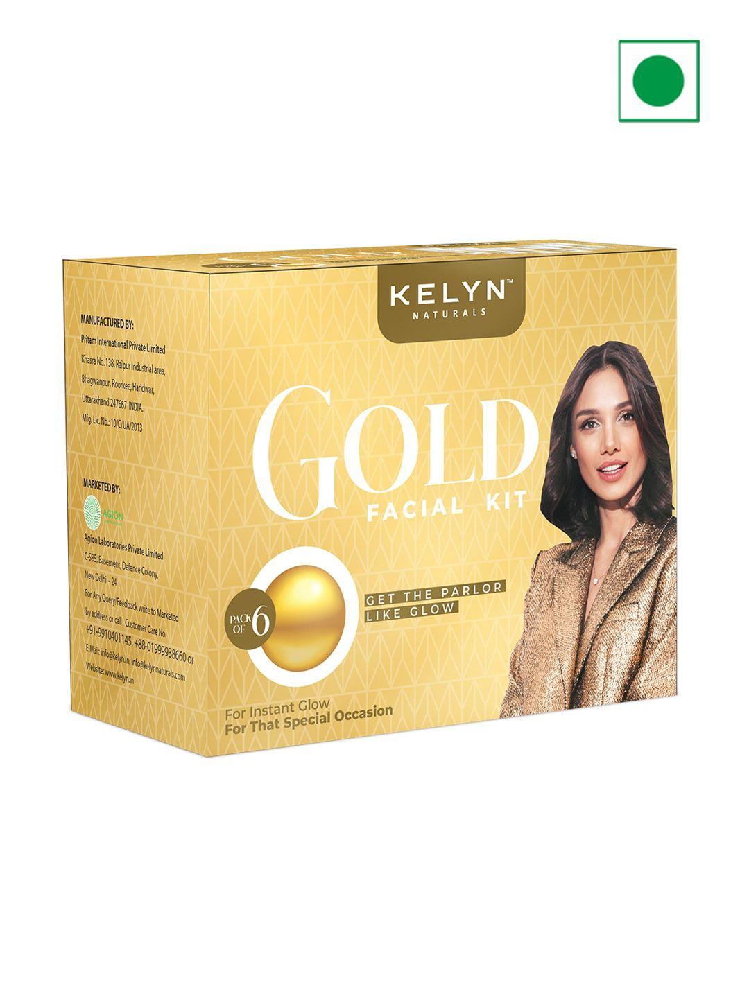 kelyn gold facial kit for instant glow - 10g each