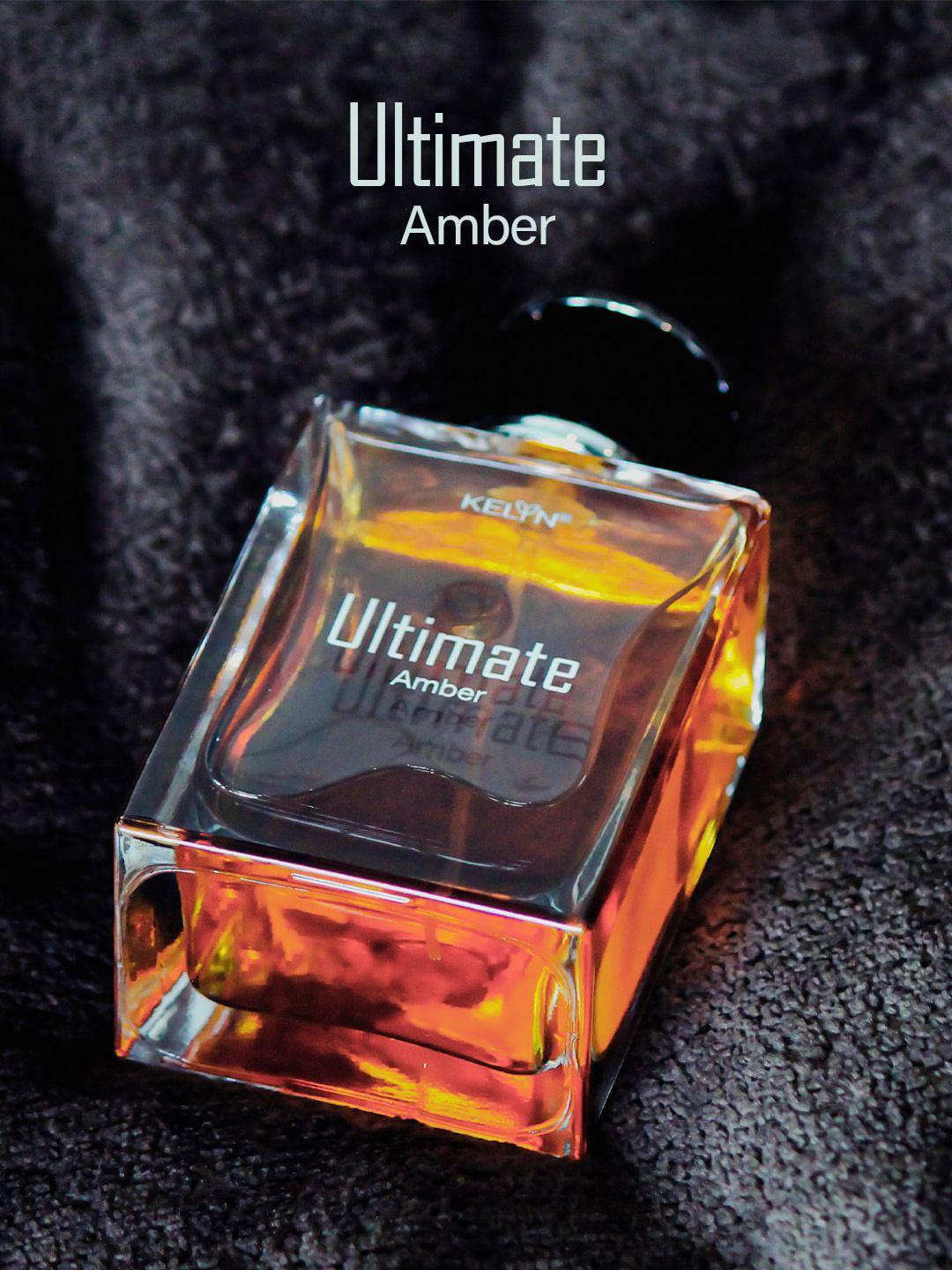 kelyn men ultimate amber set of 2 long lasting smell perfumes -100ml each