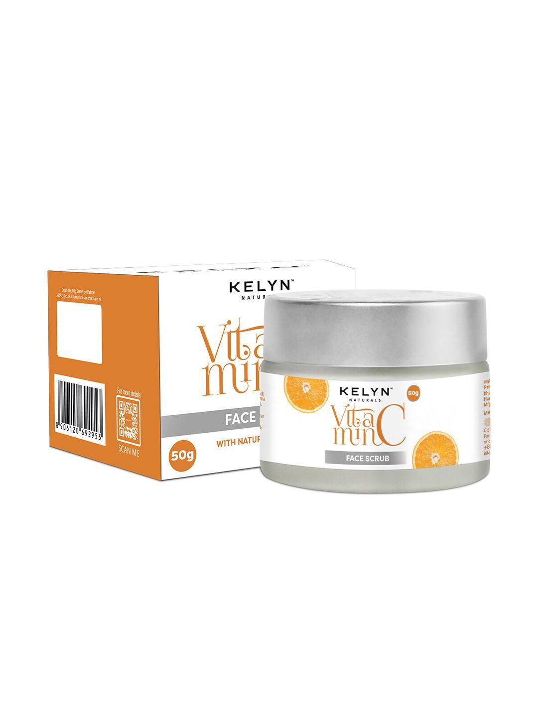 kelyn natural vitamin c tan removal face scrub - 50 g