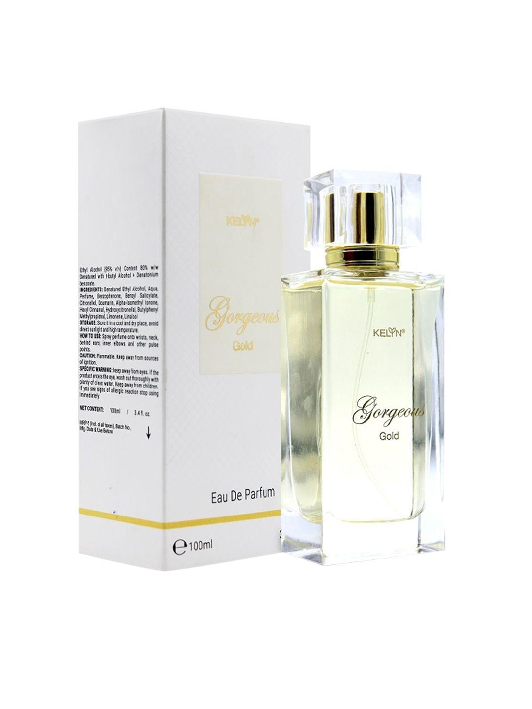 kelyn women gorgeous gold long lasting eau de perfume - 100 ml