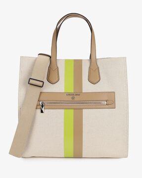 kempner large stripe tote bag