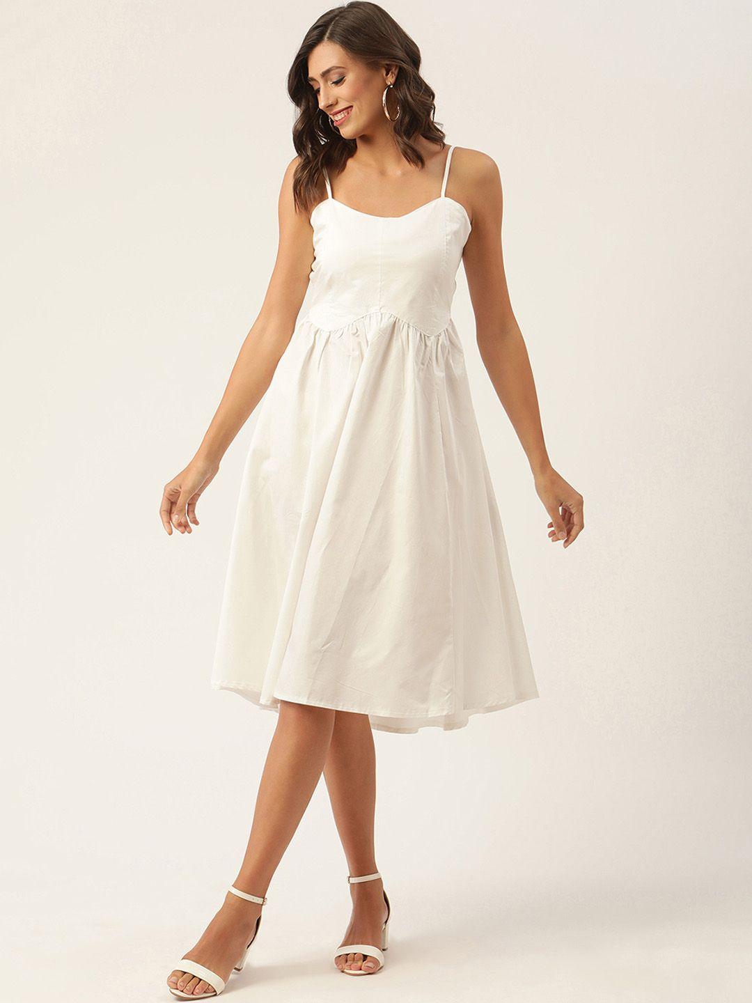 kendall & kylie white slip dress