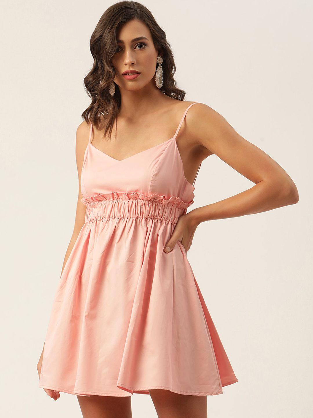 kendall & kylie pink pure cotton dress