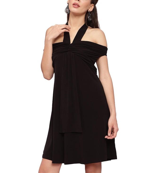 kendall + kylie black dress