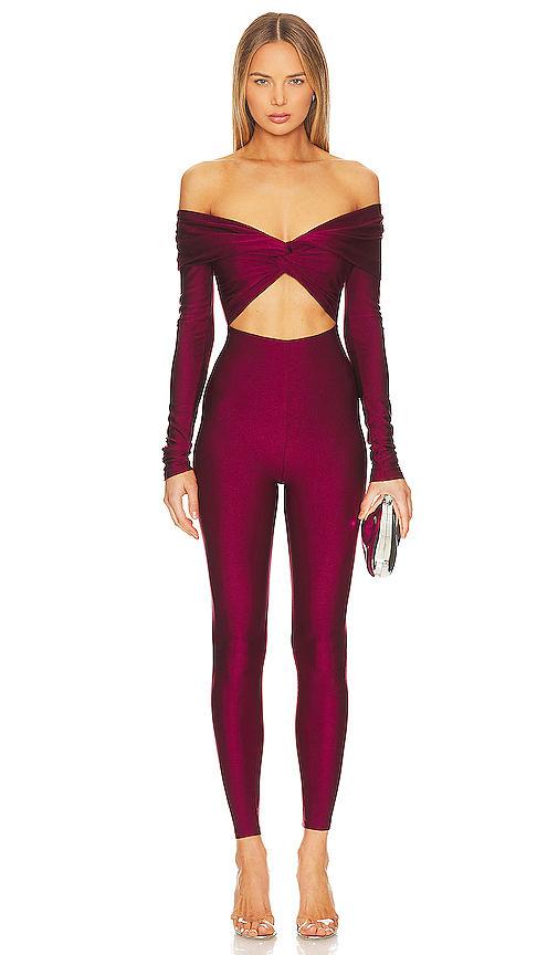 kendall off the shoulder jumpsuit