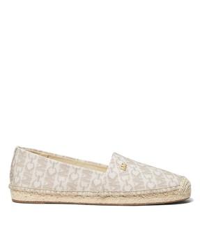 kendrick empire signature logo slip-on espadrille