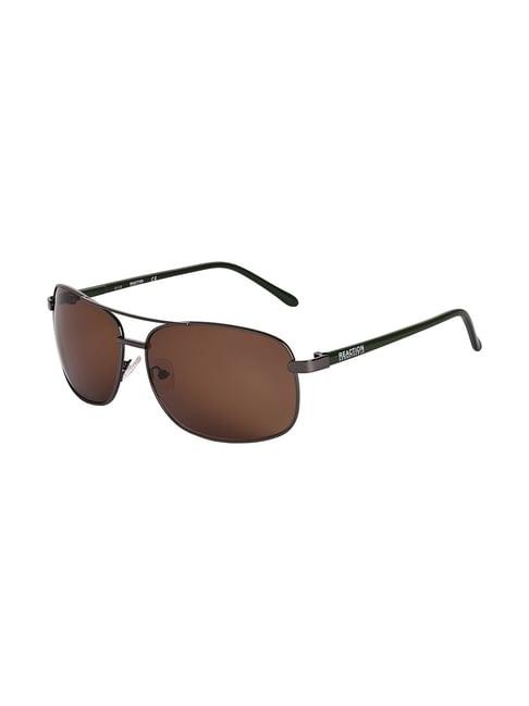 kenneth cole brown aviator uv protection sunglasses for men