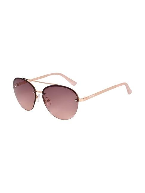 kenneth cole brown aviator uv protection sunglasses for women