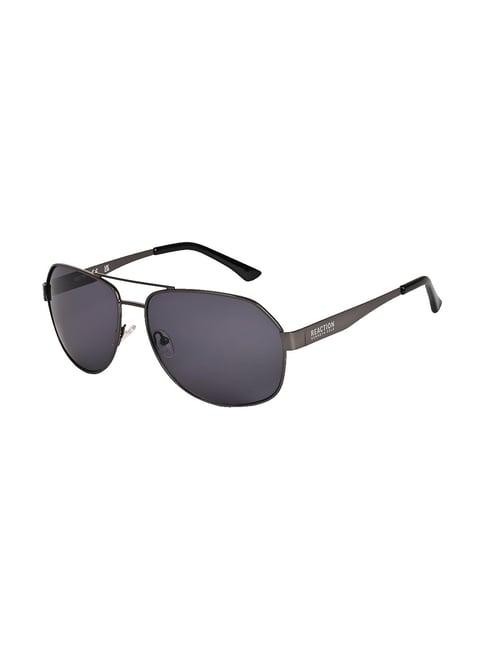 kenneth cole grey aviator uv protection sunglasses for men