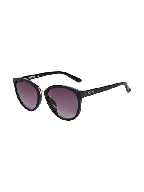 kenneth cole grey oval uv protection sunglasses for women