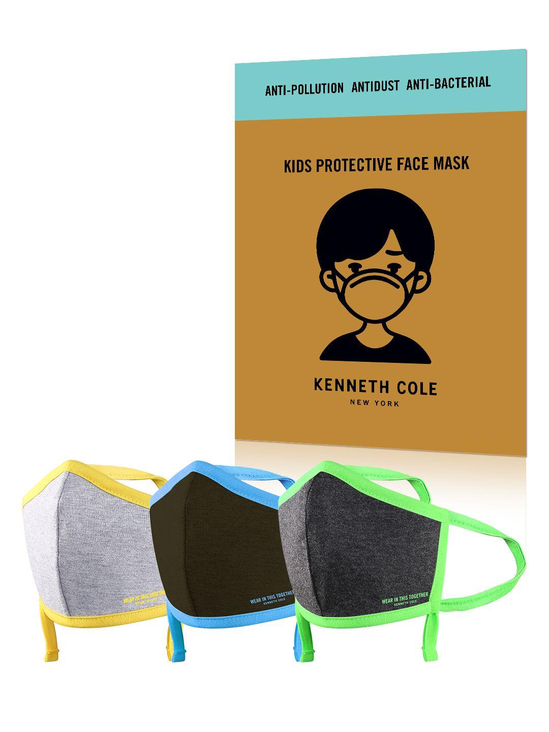 kenneth cole kids 3 pcs 6 ply reusable cloth masks
