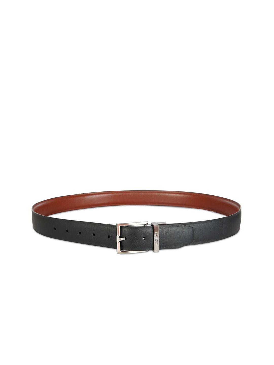 kenneth cole men brown reversible leather belt