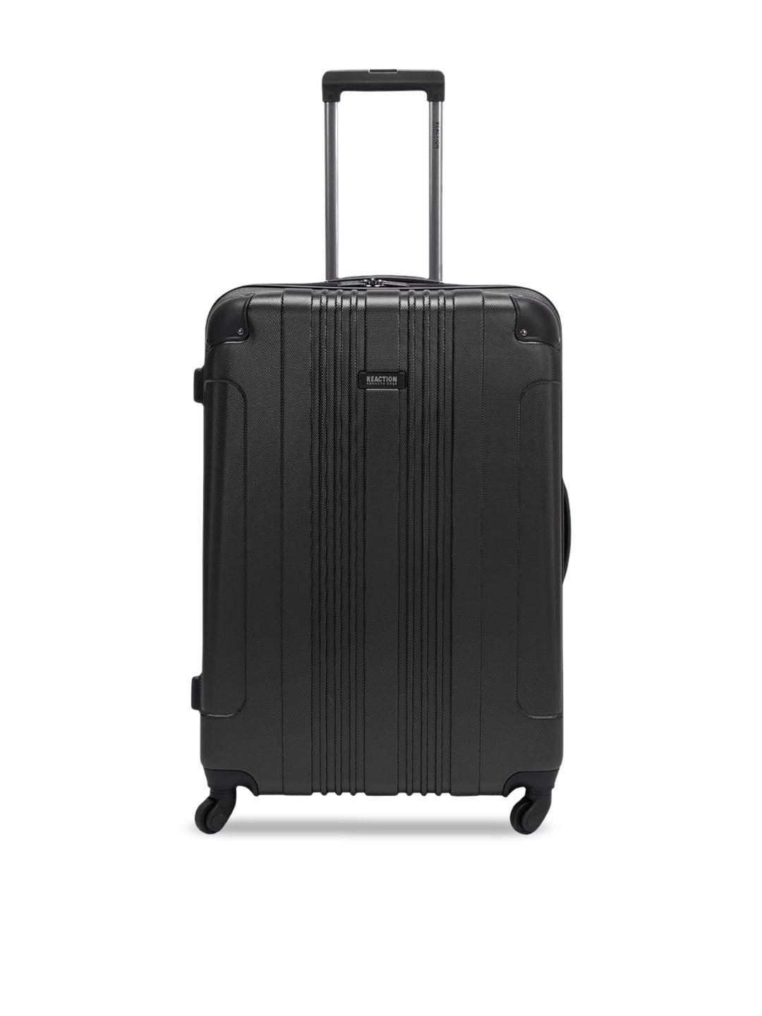 kenneth cole textured hard-sided large trolley suitcase