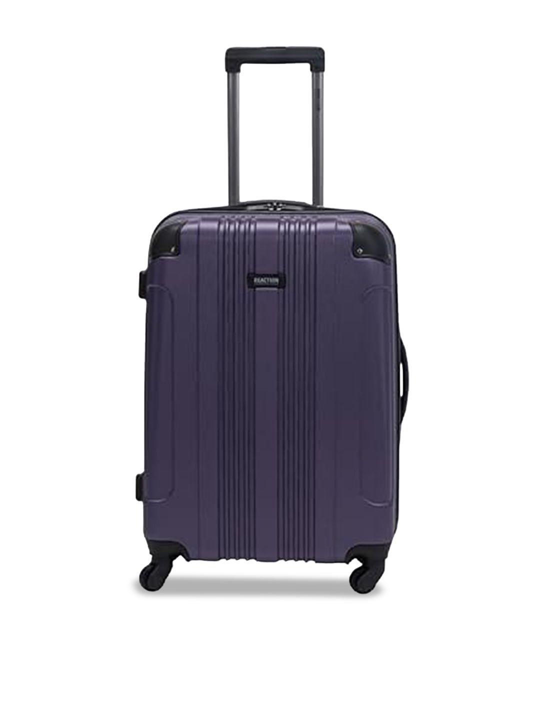 kenneth cole textured hard-sided medium trolley suitcase