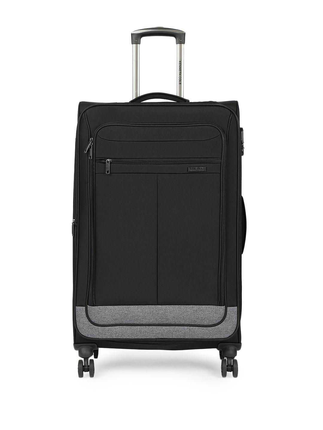 kenneth cole unisex black reaction 28" large trolley bag