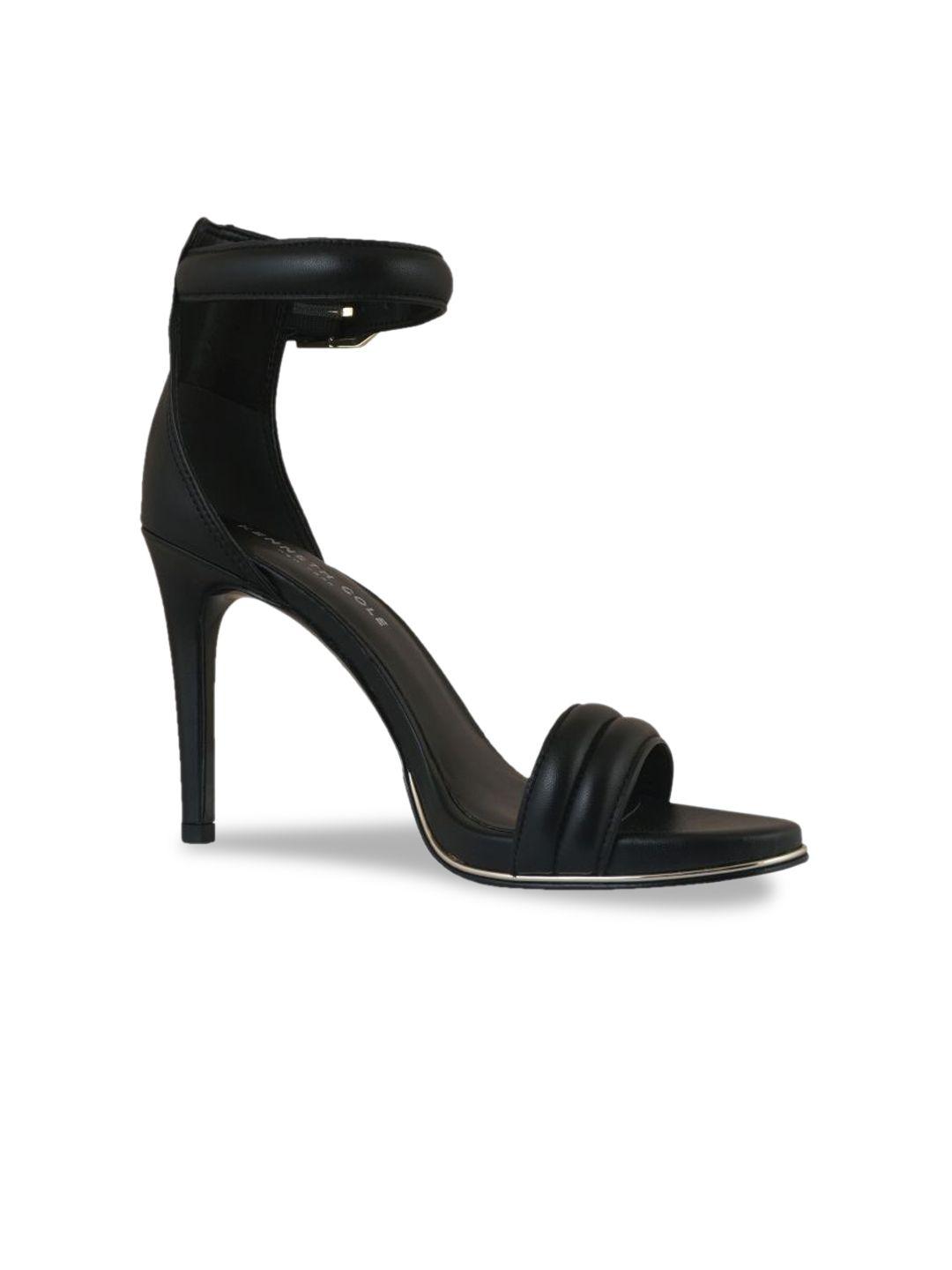 kenneth cole women black solid heels