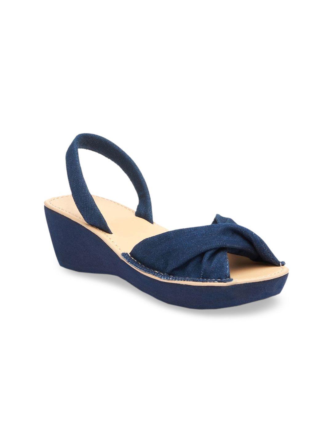 kenneth cole women blue solid heels