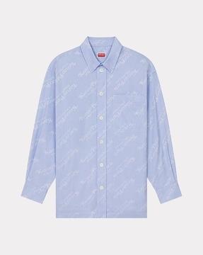 kenzo by verdy cotton oversized shirt