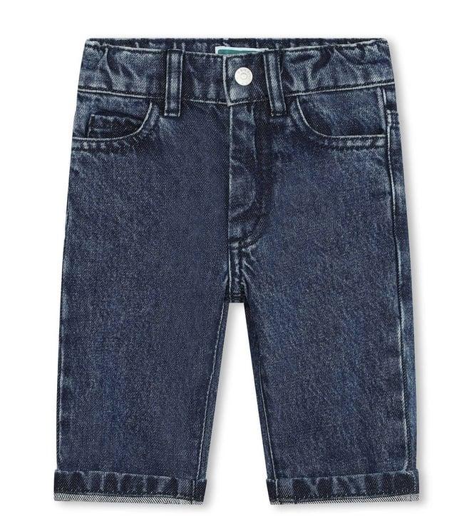 kenzo kids blue regular fit jeans