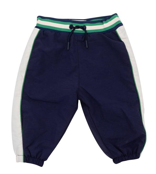 kenzo kids navy regular fit joggers