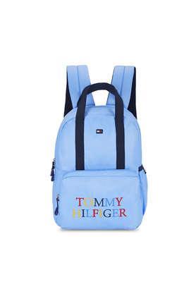 keon polyester zip closure backpack - blue