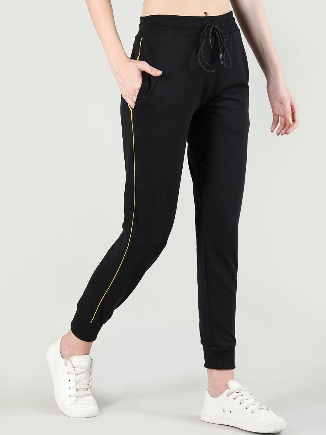 kepa women logo printed mid-rise cotton jogger