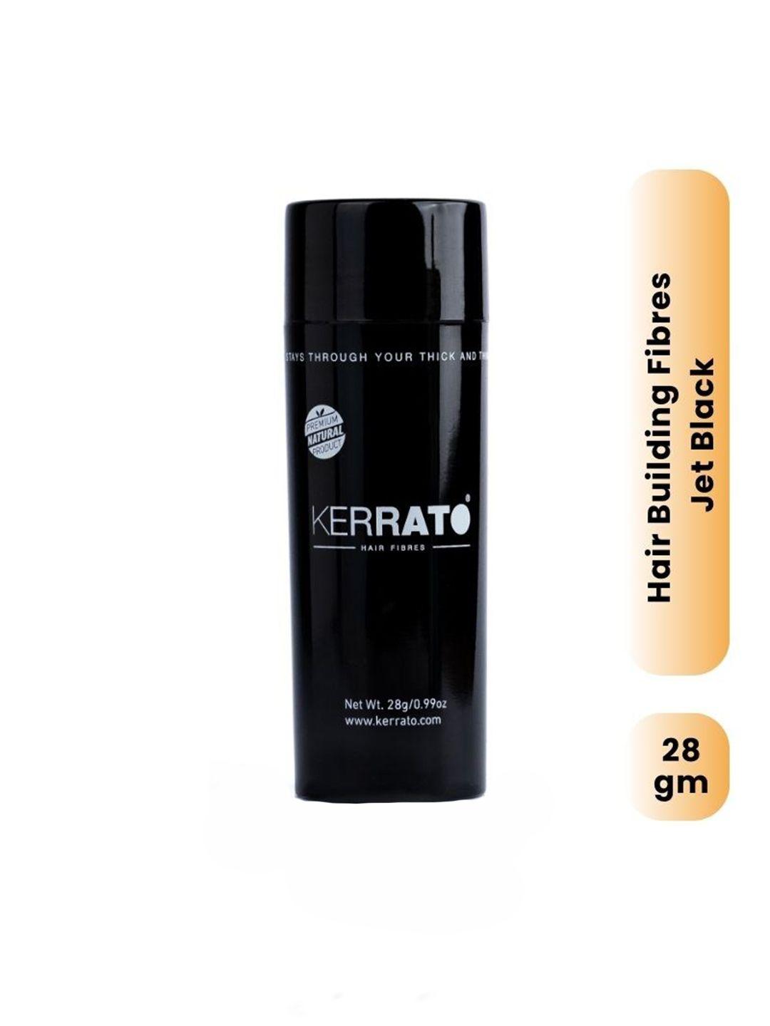 kerrato hair fibres for thinning hair - 28g - jet black