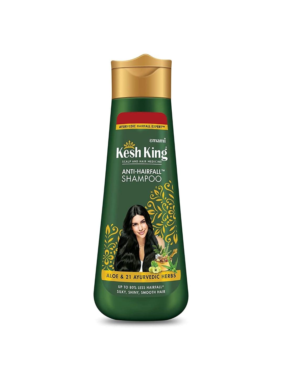 kesh king scalp & hair medicine aloe vera anti-hairfall shampoo - 340 ml
