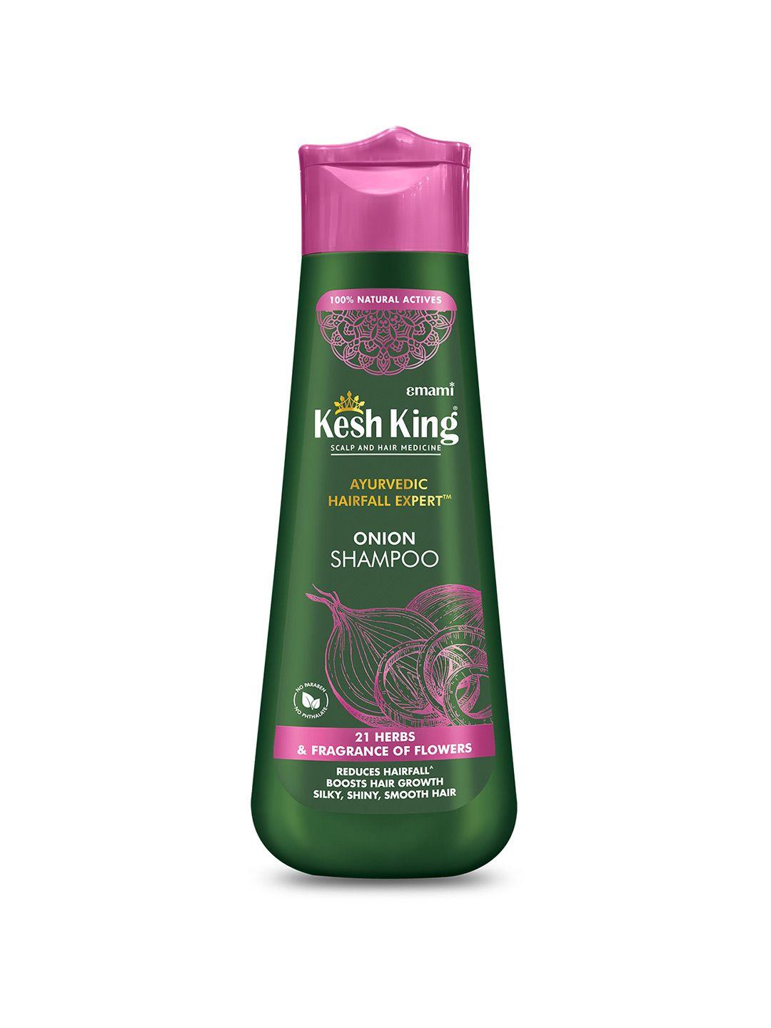 kesh king scalp & hair medicine ayurvedic hairfall expert onion shampoo - 300 ml