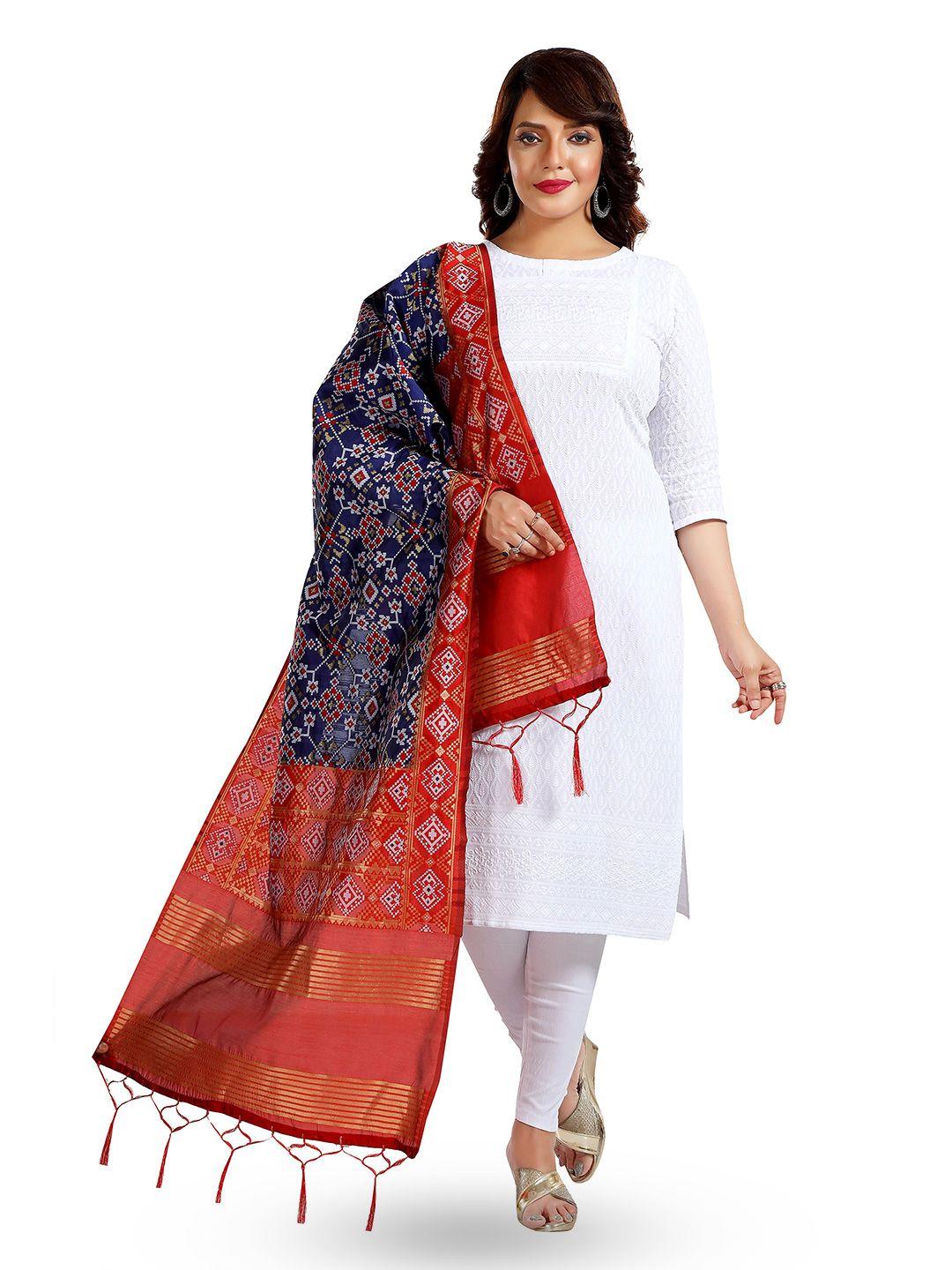 keshubaba ethnic motifs woven design zari dupatta