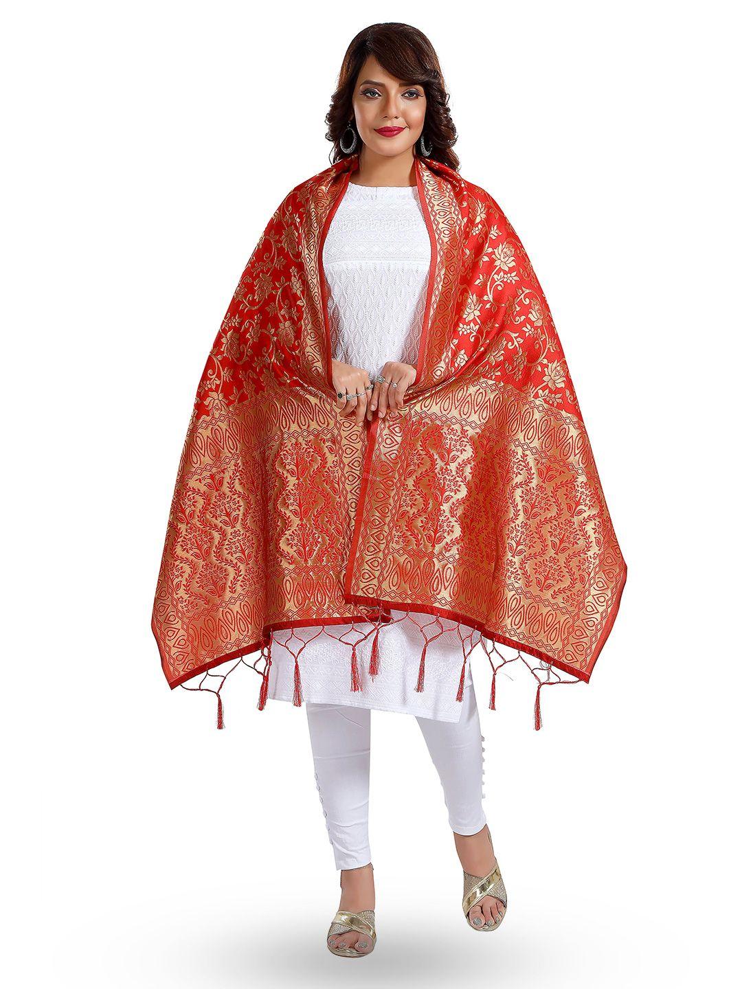 keshubaba ethnic motifs woven design zari jacquard dupatta