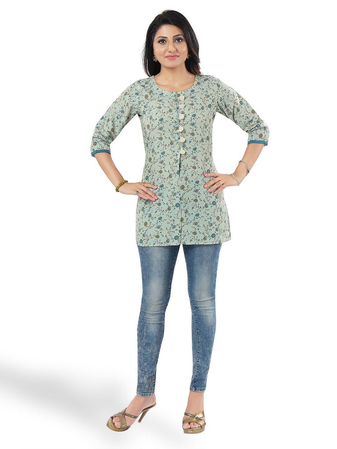 keshubaba printed regular fit tunic